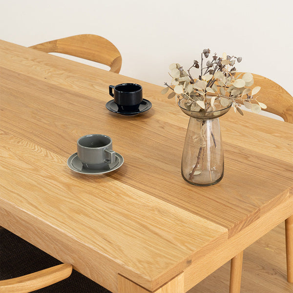 【30％OFF】【撮影用商品のため1台限り】DINING TABLE_T25_W1800mm（ホワイトオーク）