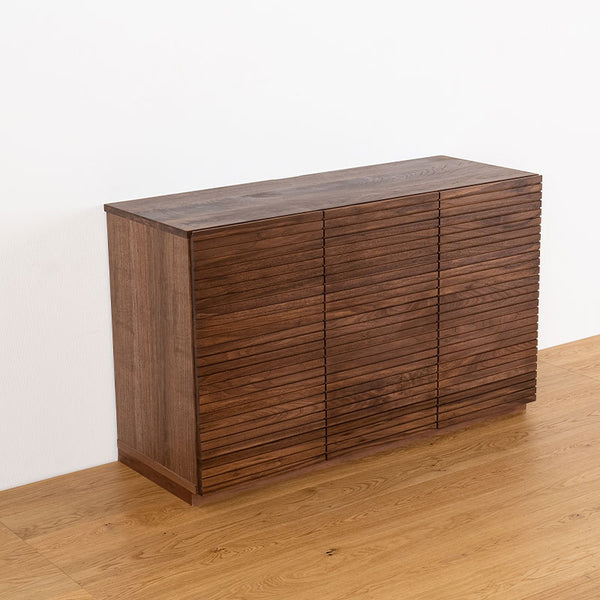 【30％OFF】【撮影用商品のため1台限り】LOW CABINET_SLIT_W1200mm（ウォールナット）